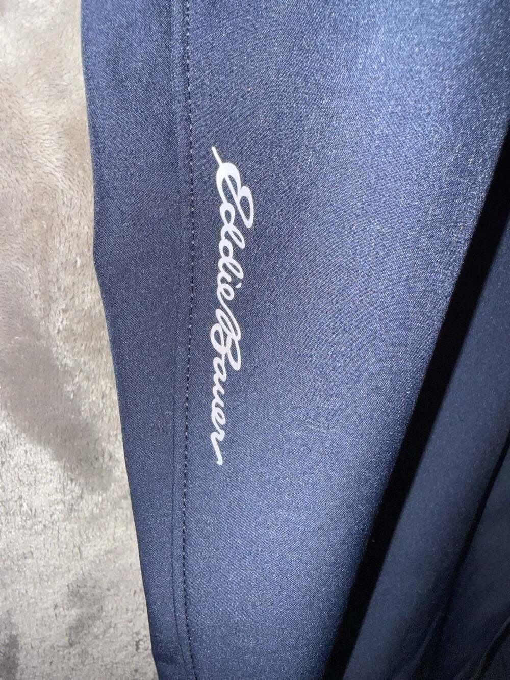 Eddie Bauer Women's XL Softshell Ski Snow Pants Navy Blue - Picture 2 of 9